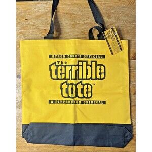 Pittsburgh Steelers Terrible Towel Tote Bag New NWT Myron Cope's Official